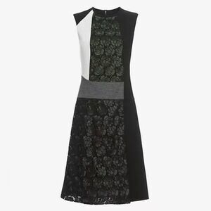Derek Lam Colorblock Lace Dress, Size 6